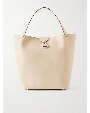 SAVETTE The Anello Leather Tote - Natural