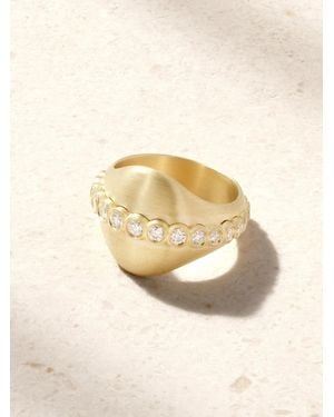 Ileana Makri Bague En Or 18 Carats (750/1000) Et Diamants Havana Milky Way - Neutre