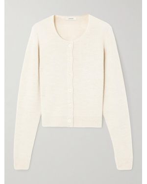 Lemaire Knitted Cardigan - White
