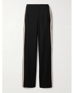 Kallmeyer Phoebe Wool-Crepe Straight-Leg Trousers - Black