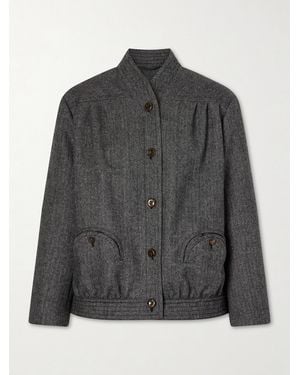 Blazé Milano Coiba Virgin Wool-Blend Jacket - Grey