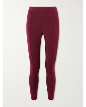 Another Tomorrow Stretch-Lenzing Lyocell Leggings - Red