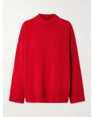 The Elder Statesman Pali Cashmere Jumper - Red