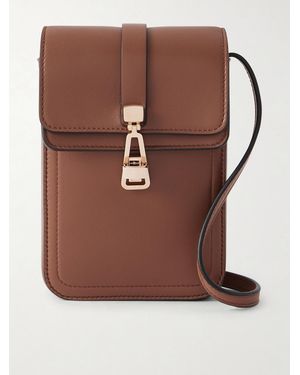 Gabriela Hearst Leather Phone Pouch - Brown