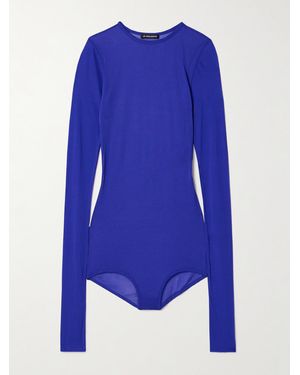 Ann Demeulemeester Bien Jersey Bodysuit - Blue