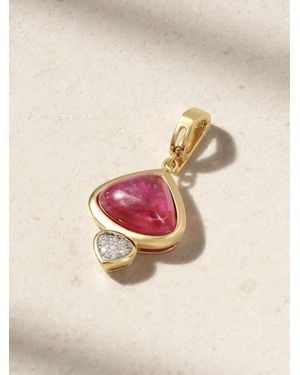 Marina B 18-Karat, Rubellite And Diamond Pendant - Natural