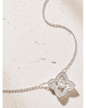 De Beers London Lotus By De Beers 18-Karat Diamond Necklace - Natural