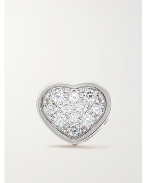 Chopard My Happy Hearts 18-Karat Diamond Single Earring - White