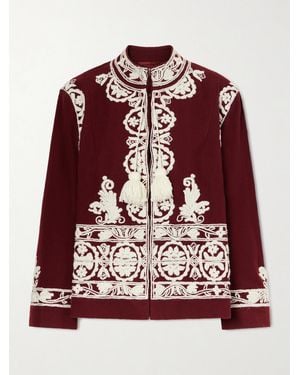 Bode Estate Embroidered Wool Jacket