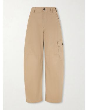 Brunello Cucinelli High-Rise Barrel Jeans - Natural