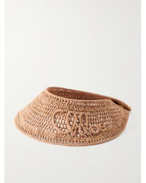 Chloé Summer Banana Raffia Hat - Natural
