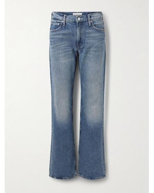 Mother The Reifler High-Rise Straight-Leg Jeans - Blue