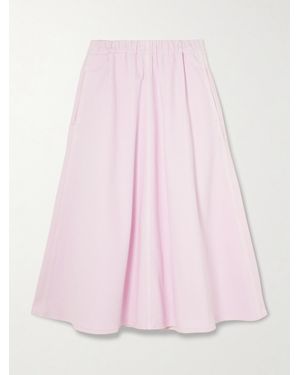 Agolde Maria Mcmanus Organic Denim Midi Skirt - Pink