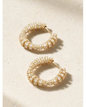 BY PARIAH Helix 14-Karat Recycled Diamond Hoop Earrings - Natural