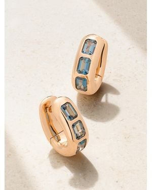 Pomellato 18-Karat Rose Topaz Hoop Earrings - Natural