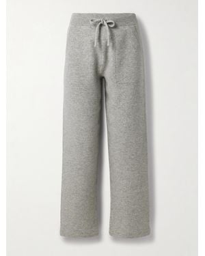 Aimé Leon Dore Cashmere-Blend Jersey Track Trousers - Grey
