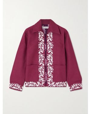Alix Of Bohemia Jude Canyon Embroidered Silk Jacket