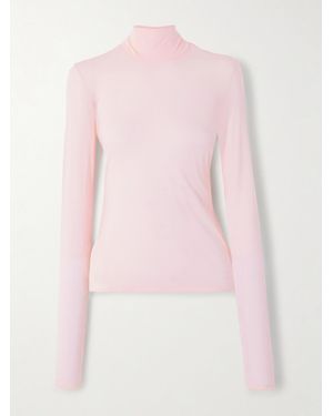Jil Sander Jersey Turtleneck Top - Pink