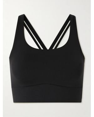 lululemon Energy Longline-Bh Mit Moderatem Halt - Schwarz