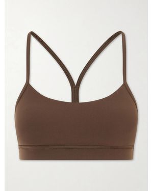 lululemon Flow Y Nulu Sports Bra - Brown