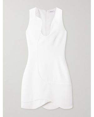 Ferragamo Crepe Mini Dress - White