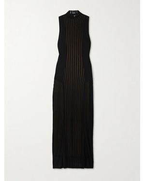SIR. Azario Stretch-Knit Maxi Dress - Black
