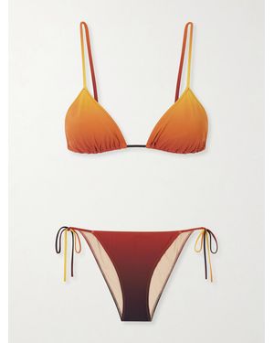 Lido Venti Dégradé Triangle Bikini - Orange