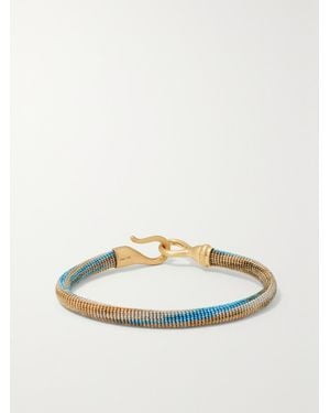 Ole Lynggaard Copenhagen Life Kordelarmband Mit Details Aus 18 Karat - Natur