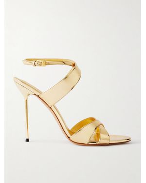 Paris Texas Lidia 105 Leather Sandals - Metallic
