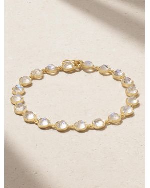 Irene Neuwirth Classic 18-Karat Moonstone Bracelet - Metallic