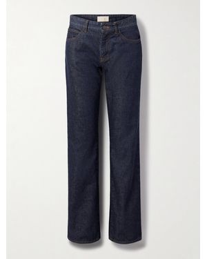The Row Marcel Halbhohe Jeans Mit Geradem Bein - Blau