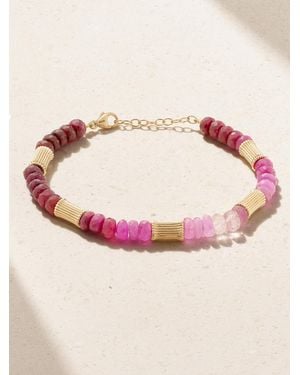 JIA JIA Jumbo 14-karat Gold Ruby Bracelet - Pink
