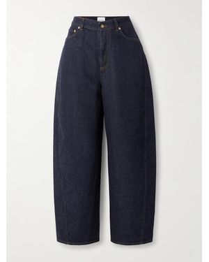 Givenchy Verkürzte, Hoch Sitzende Barrel-Jeans - Blau