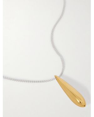 AGMES Audrey Recycled Sterling And Vermeil Necklace - Natural