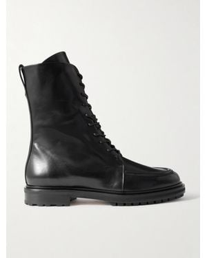 Aeyde Tate Leather Ankle Boots - Black