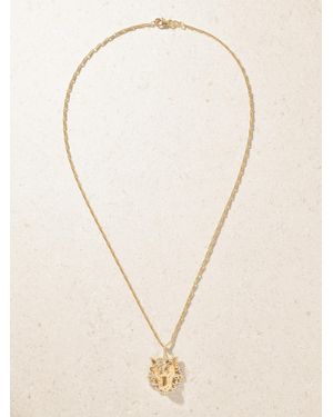 Brent Neale Leo 18-Karat And Rhodium Diamond Necklace - Natural