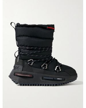 Moncler Genius Adidas Originals Rubber-Trimmed Gore-Tex Snow Boots - Black