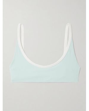 Marysia Swim Calcutta Two-Tone Bikini Top - White