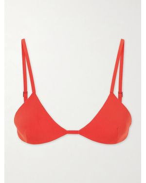 Haight Cora Triangle Bikini Top - Red