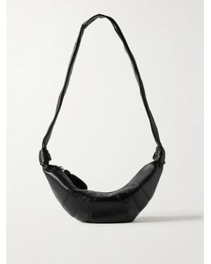 Lemaire Croissant Kleine Schultertasche Aus Leder - Schwarz