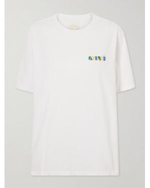 Aimé Leon Dore Printed Cotton-Jersey T-Shirt - White