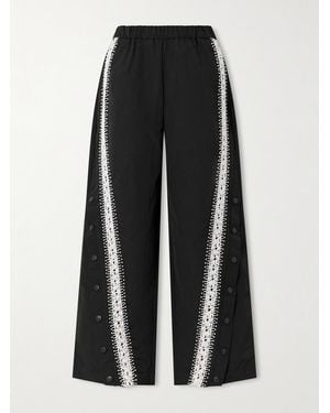Sea Alberta Embellished Shell Track Trousers - Black