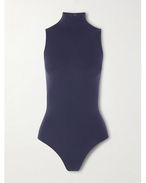 Commando Ballet String-Body Aus Stretch-Jersey - Blau