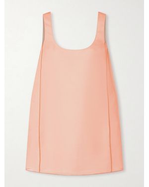 KHAITE Pranta Silk-Organza Mini Dress - Pink