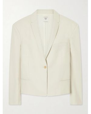 Calvin Klein Cordelia Wool-Twill Blazer - Natural