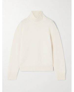 Loro Piana Parksville Kaschmirpullover Mit Stehkragen - Natur