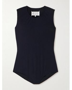 Maison Margiela Stretch-Jersey Bodysuit - Blue