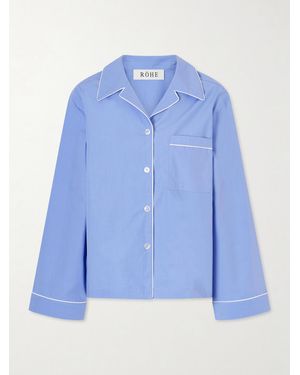 Rohe Cotton-Poplin Shirt - Blue
