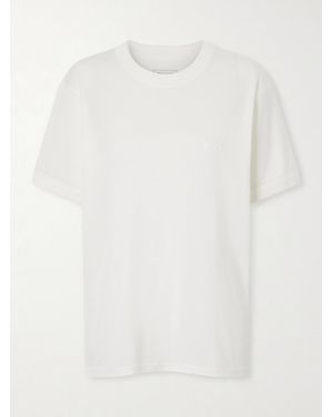 adidas Originals Y-3 T-Shirt Aus Baumwoll-Jersey Mit Print - Weiß