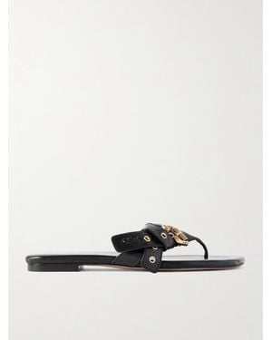 Chloé Tongs En Cuir À Boucles Mae - Blanc